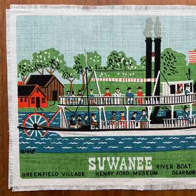 Gift Greeting: Greenfield Village, Suwanee River Boat