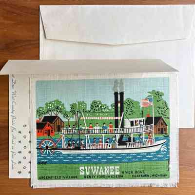 Print with note folder and envelope.