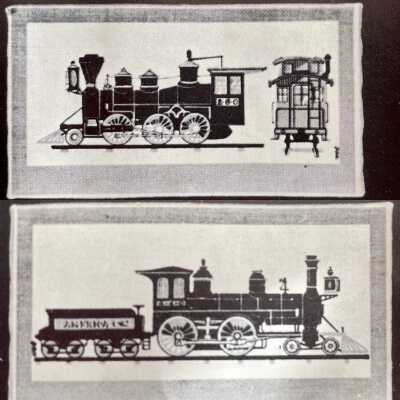 Wall Board: Early Locomotives 703 Pair
