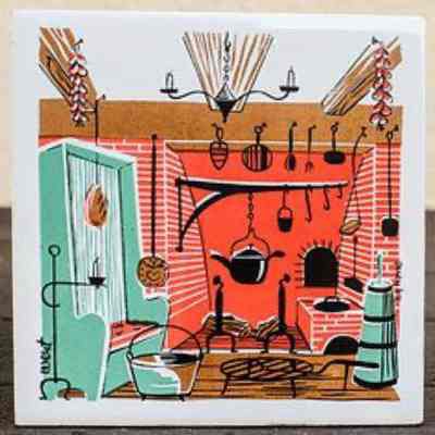 Tile: Country Kitchen (TK), Aqua