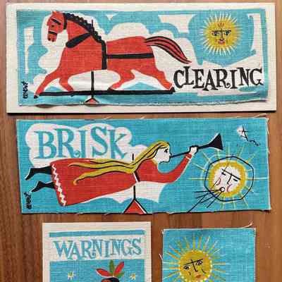 Notecard: Weathervanes, set of 4
