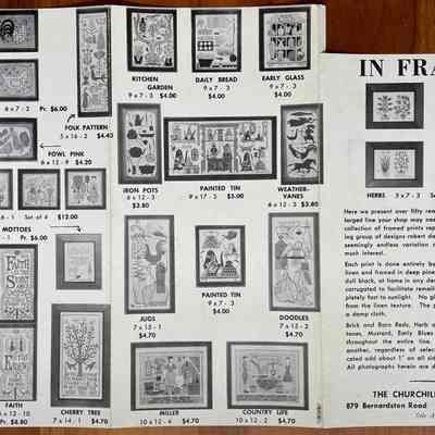 Back of brochure.
