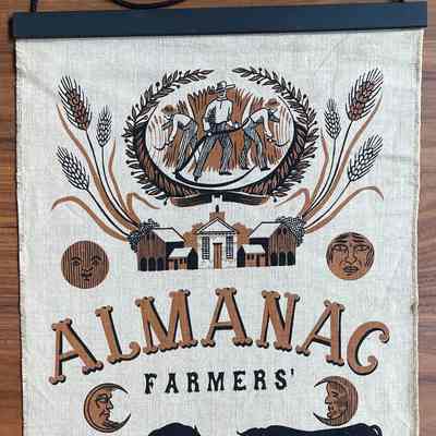 Wallhanging, Scroll: Almanac 230, Brown (TK)