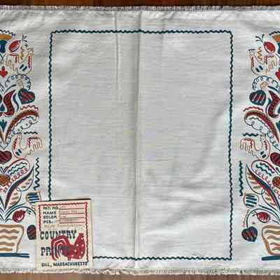 Placemat with Country Prints product tag.
