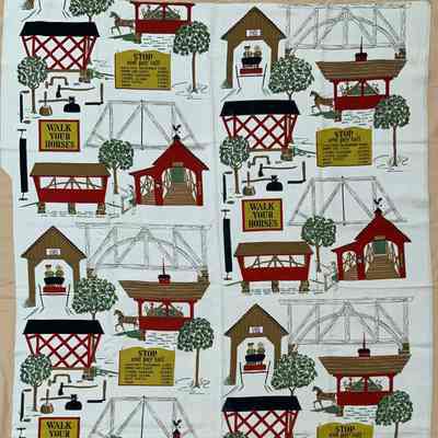 Textile Yardage: Covered Bridges (TK)
