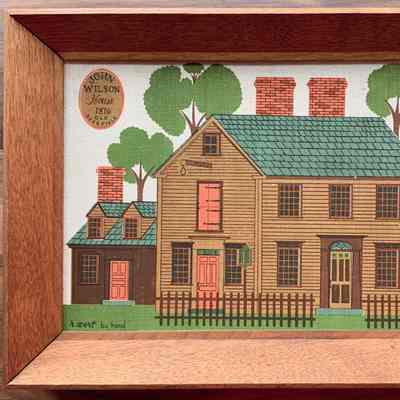 Print: Deerfield Houses, Wilson House 912-3