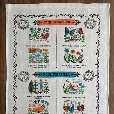 Towel, Wallhanging: Weather Signs 268