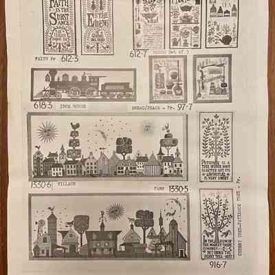 Patience Tree/Cherry Tree 916-7, lower right corner.: From “Country Prints in Frames Designed by Robert Darr Wert”, c.1960.