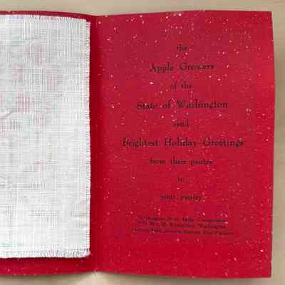 Greeting from the Apple Commission.: Collection of Kathryn Zentner. Image: Kathryn Zentner.