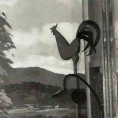 Branding, Signage: Rooster Trademark Sculpture