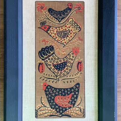 Hens print.