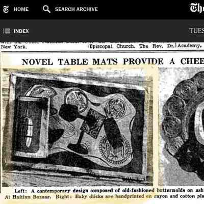 Buttermold 117, left, New York Times, Dec. 27, 1949.: Image: TimesMachine