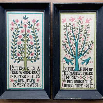 Print: Patience Tree 714-1 and Cherry Tree 714-2
