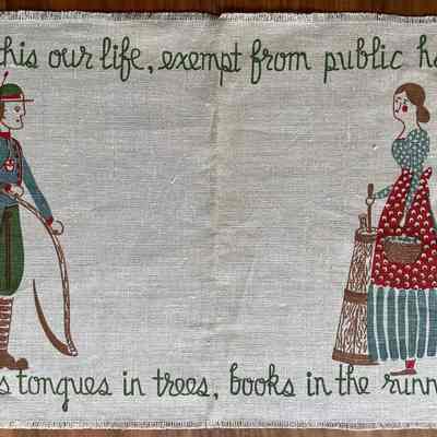 Country Life 111 placemat.: Collection of Sara Leeper.