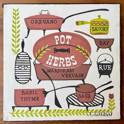 Tile Sample: Pot Herbs T-12