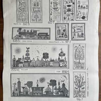 618-3 Iron Horse, second from top left.: From “Country Prints in Frames Designed By Robert Darr Wert”, p.9, c.1960.