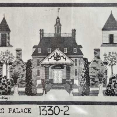 Williamsburg Palace 1330-2 is a pair with the street scene above.: Cropped from image below.