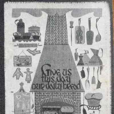 Towel/wallhanging: Daily Bread 223: Cropped from image below. Images: PKM