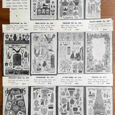Daily Bread 223, bottom right corner.: From “Robert Darr Wert/Country Prints Kitchen Hangings”, c.1953. Collection of Sara Leeper.