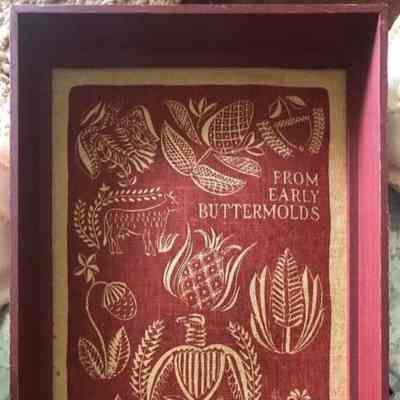 Print: Buttermold 917-1, Red