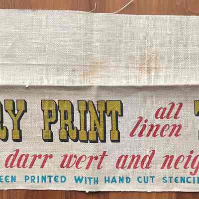 Banner unfolded