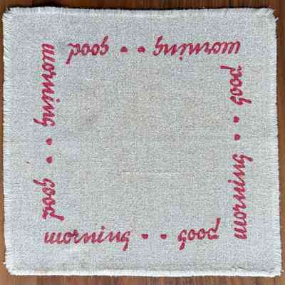 Placemat, Napkin: Good Morning (TK)