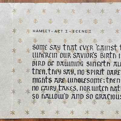 Card open.