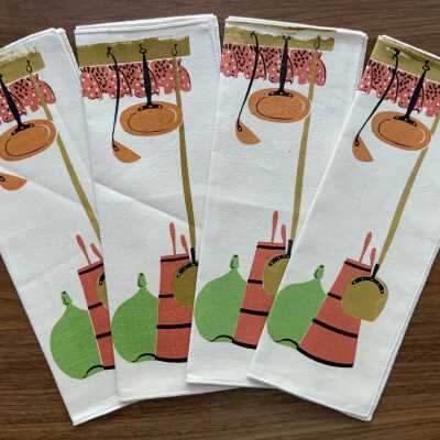 Four napkins.