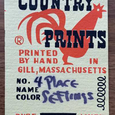Country Prints product tag.
