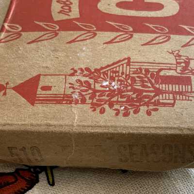 End of box with item number and name.