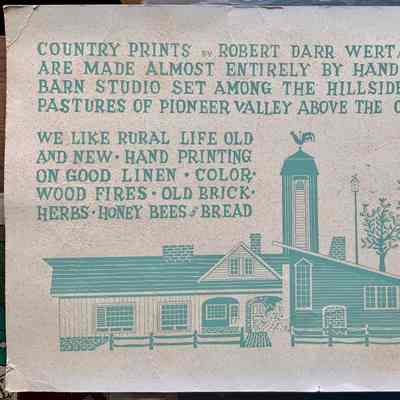 Branding, Packaging: Pack Board, c.1959, Barn Elevation