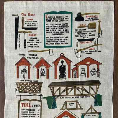 Walk Your Horses U219 towel/wallhanging.: PKM collection.