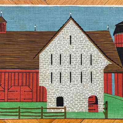 Barn print.