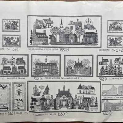 Carriages 57-2, upper right corner.: From “Country Prints in Frames Designed by Robert Darr Wert”, p.8., c.1960. Image: PKM