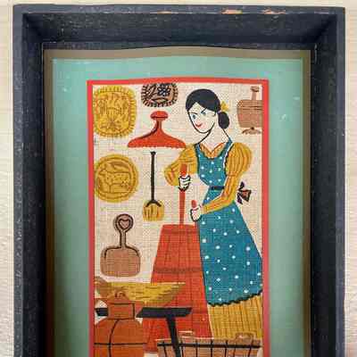 Print: Country Life 57-3, Butter Churn (TK)