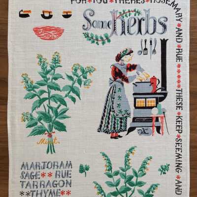 Design influenced by Wert’s “A Few Herbs”.: PKM collection.