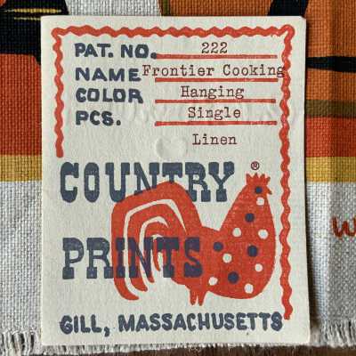 Country Prints product tag.