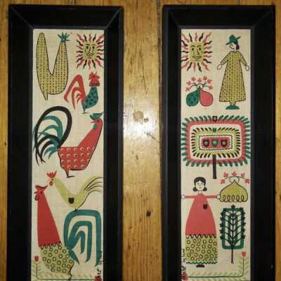 Print: Early Birds 516-3 and Folk Patterns 516-2 (TK)