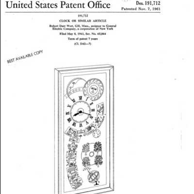 Branding: Patent & Trademark Office, Clock, Four Seasons