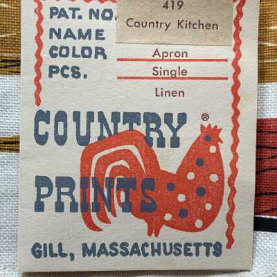 Country Prints product tag.