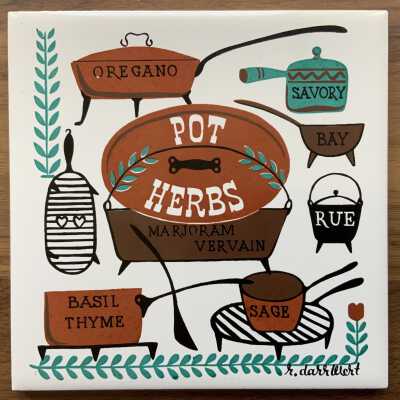 Tile: Herbs, Pot Herbs 564
