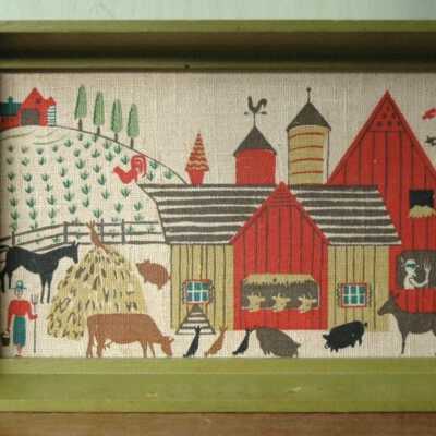 Example in a light green painted Country Prints frame.: Image: JunkHouse, Etsy.com