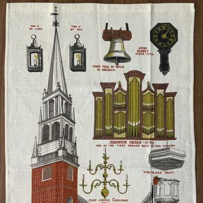 Towel, Wallhanging: Old North Church 237