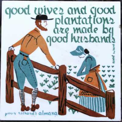 Tile: Poor Richard’s, Good Wives (TK)
