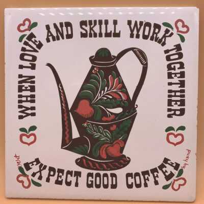 Tile: Good Coffee (TK), Black
