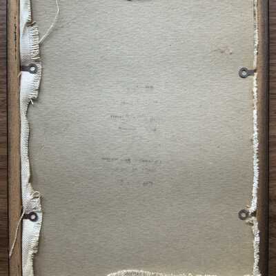 Back of third party frame.