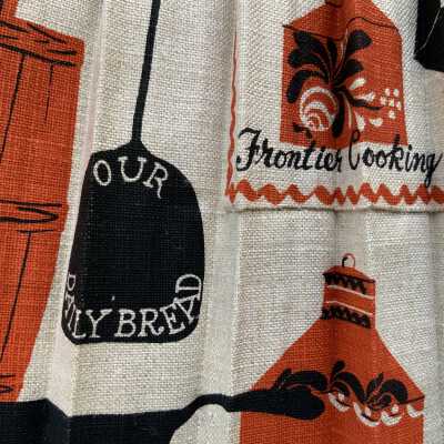 Possible product name on pocket, “Frontier Cooking”.