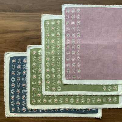 Napkins and placemats; see “Placemat Sets” entries.: PKM collection.