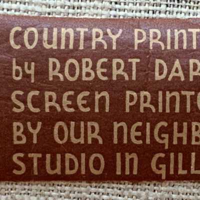 Branding, Packaging: Country Prints Adhesive Label