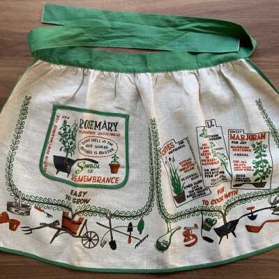 Kitchen, Apron: Herb Chart U320 (Earlier Version)
